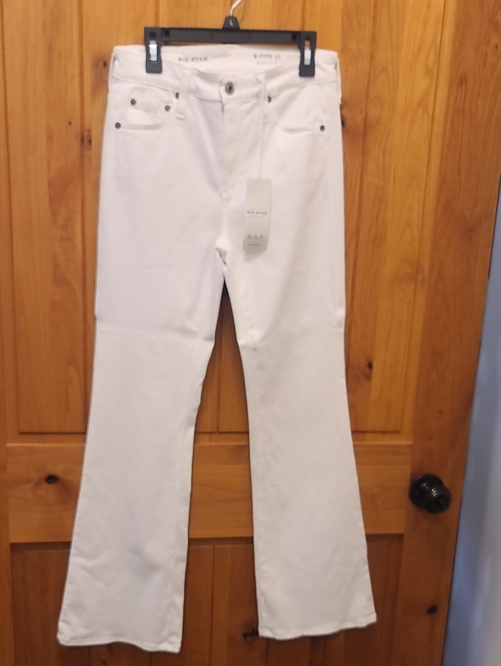 Big Star Women's White Flare Jeans